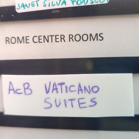 Acb Vaticano Suites Рим Экстерьер фото